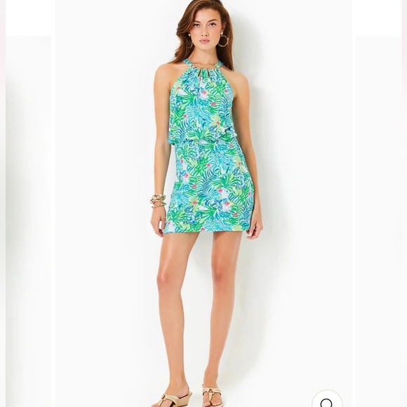 Lilly Pulitzer Shirelle Skirted Romper Multi Via Parigi Medium NWT - Picture 1 of 10